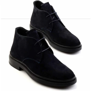 Lacivert Süet  Erkek Bot & Bootie E02442052202