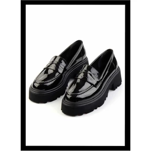 Siyah Rugan   Kadın Loafer Ayakkabı K01997028008
