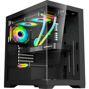 MG210 4x Rgb Fan USB 3.0 Powersız Siyah m-Atx-itx Gaming Oyuncu Kasası