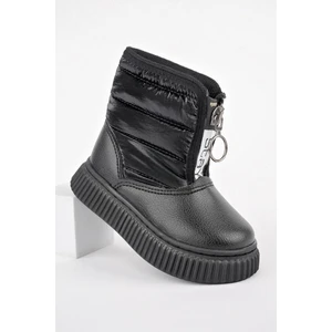 Candy Garantili Bebek Rahat Kalıp Önü Fermuarlı Içi Kürklü Yağmur ve Kar Botu