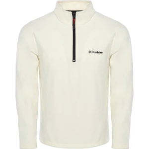 Combine Michail Erkek Polar Ekru Renk Yarım Fermuarlı Bato Yaka Outdoor Polar - Ekru