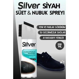 Süet ve Nubuk Yenileyici Sprey Boya Su İtici Etkili Siyah 200ML