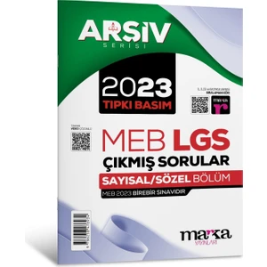 Marka Yayınları 2023 Lgs 8. Sınıf Arşiv Serisi Tıpkı Basım Çıkmış Sorular Tamamı Video Çözümlü