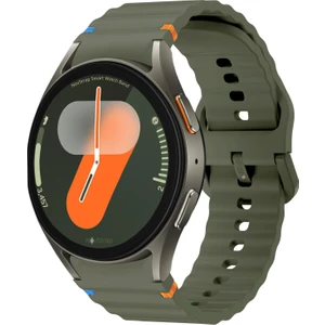 Novstrap Samsung Galaxy Watch 7 Fe 6 5 4 40 44 Classic 42 43 45 46 mm ile Uyumlu Kordon Wavy Silikon