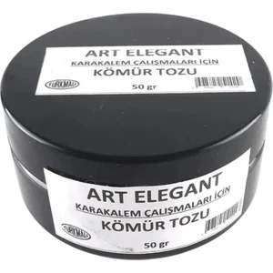Lale Sanat Kömür Tozu 50 gr Karakalem Çalışmaları Için