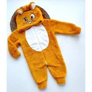 Bilge Trend Welsoft Peluş Kapüşonlu Aslan Nakışlı Uyku Tulumu Aslan Kostüm