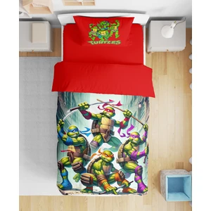 Erays Home Ninja Kaplumbağalar Ninja Turtles 3d Dijital  Baskılı Tek Kişilik Nevresim Takımı