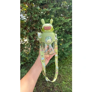 Sweet Rui Tavşan Pipetli Diagonal Termos Su Şişesi 500 ml