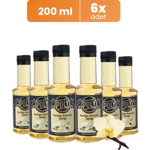 Addis Ababa Coffee 6'lı Vanilya Aromalı Kahve Şurubu (6X200 Ml.) & Premium Blend Kahve 100 Gr.