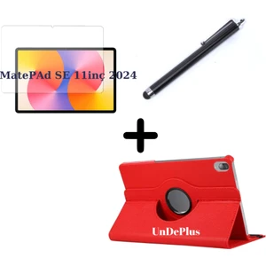 Huawei Matepad Se 11INÇ Kılıf Dönen Tablet Kilifi Ekran Koruyucu+Kalem (Matepad Se 10.4inç Değildir)