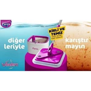 Tekno Trust Wondero Otomatik Temizlik Seti - Temiz & Kirlik Suyu Ayıran Özellik