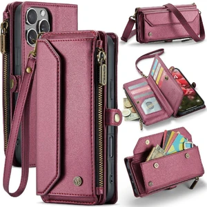 Manyi Mall IPhone 16 Için Crossbody Durumda Pro Max Rfıd Engelleme Durumda Cüzdan Kart Tutucu (Yurt Dışından)