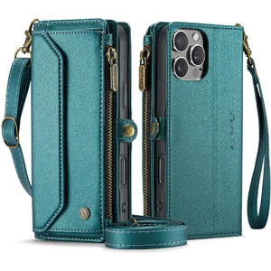 Manyi Mall IPhone 16 Için Crossbody Durumda Pro Max Rfıd Engelleme Durumda Cüzdan Kart Tutucu (Yurt Dışından)