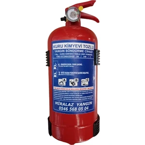 2kg Araç Yangın Tüpü 4 Yıl Garantili