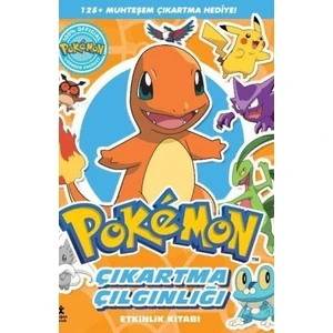 Pokémon - Charmander Çıkartma Çılgınlığı Etkinlik Kitabı