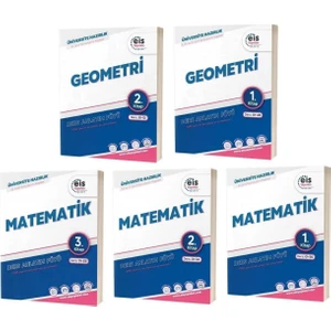 Eis Yayınları  Yks Daf Matematik-Geometri Set (5 Kitap) Yeni Mavi Seri Ders Anlatım Föyleri