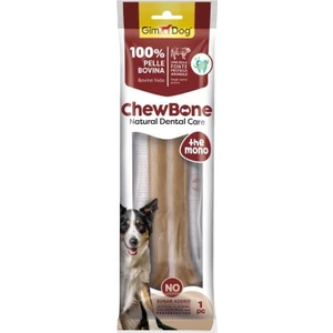 GimDog Chew Bones Press Köpek Çiğneme Kemiği 10'' 210 Gr 1'li Naturel