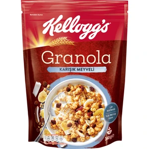 Granola Karışık Meyveli 340 G,%45 Yulaf Ezmesi,%20 Kurutulmuş Meyve,Lif Kaynağı Kahvaltılık Gevrek