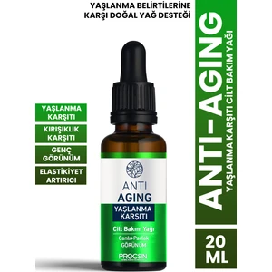 PROCSIN Anti-Aging Yaşlanma Karşıtı Cilt Bakım Yağı 20 ML
