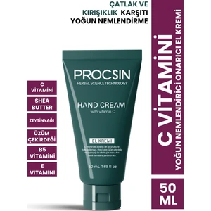 Procsın C Vitamini Yoğun Nemlendirici Onarıcı El Kremi 50 ml