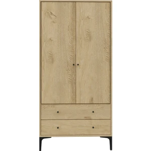 Focus  2 kapaklı 2 çekmeceli  DOLAP/GARDROP(%100MDF)