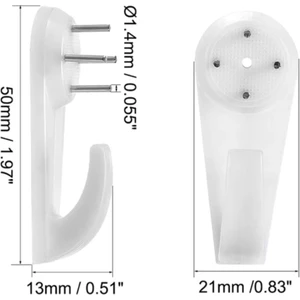 Sanat Markt Kolay Çivi - Tablo Duvar Askısı Çivili No: 5cm - Paket Içeriği 4 Adet