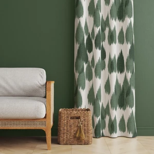 Mun Home Dijital Baskılı Fon Perde Tek Kanat 140 x 260 cm Kenar Katlamalı Dikişli