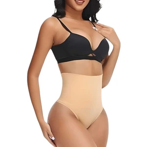 Kadın Dikişsiz Yüksek Bel Karın Toparlayıcı String Korse