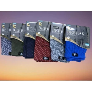 4497 Erkek Modal Desenli Boxer 6 Adet