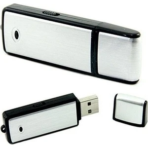 USB Flash Bellek 16 GB Gri Ses Kayıt Cihazı