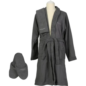 Marie Claire Bornoz Marcel Erkek Bornoz Set Mc060114 Cotton M/L Antrasit