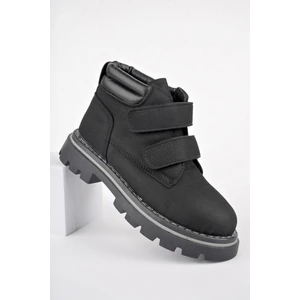 Gadget Garantili Çocuk  Rahat Kalıp Soğuğa Dayanıklı Cırtlı Bot