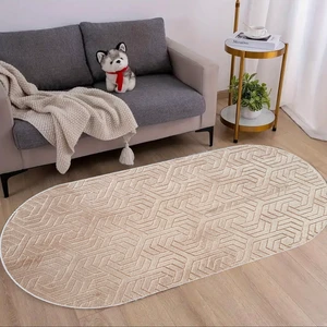 Trivago Halı Yıkanabilir Oval Lüx Armoni Kalite Embos Oturma Odası Salon Mutfak Halısı Çocuk Odası
