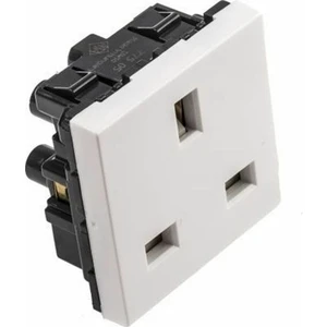 Armada Ingiliz Standartı Topraklı Priz Beyaz 2 Modül 077505