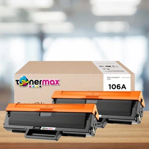 Hp Laser 107W Muadil Toner Çipli 2'li Paket  / Hp 106A W1106A