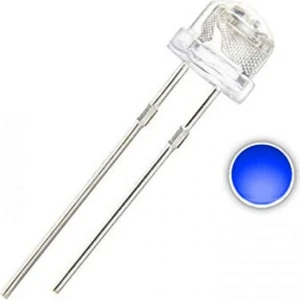 Robo Dünya Mantar LED Mavi - 10'lu Paket