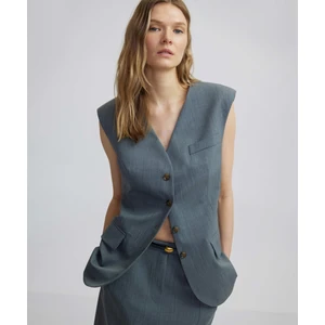 Vatkalı Slim Fit Yelek