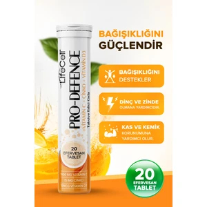 Life Cell Pro Defence Vitamin C + Çinko + Vitamin D3 - Takviye Edici Gıda