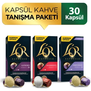 L'or Nespresso Uyumlu Kapsül Avantaj Paketi (L'or Supremo + L'or Splendente + L'or Lungo)