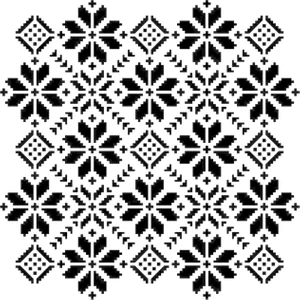 Stencil Tasarım  HD254   Şablon 30X30