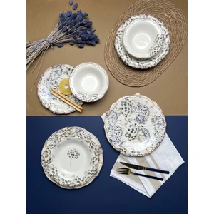 Kadıkızı Triana 24 Parça 6 Kişilik Fine Stoneware Yemek Takımı