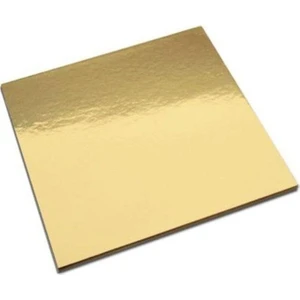 Efe Pastacılık Gold Mendil Pasta Altığı 20*20 cm Kare (Kalın) 25 Adet