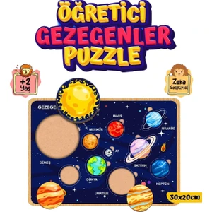 212 Toyzz 212TOYZZ Solar Sistem Gezegenler Eğitici Bultak Yapboz Puzzle