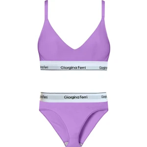 Giorgina Ferri 2’li Set Kadın Günlük Kullanıma Uygun Spor Sütyen+ Slip Külot Sara