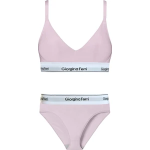 Giorgina Ferri 2’li Set Kadın Günlük Kullanıma Uygun Spor Sütyen+ Slip Külot Sara