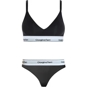 Giorgina Ferri 2’li Set Kadın Günlük Kullanıma Uygun Spor Sütyen+ Tanga Külot Kelly