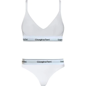 Giorgina Ferri 2’li Set Kadın Günlük Kullanıma Uygun Spor Sütyen+ Tanga Külot Kelly