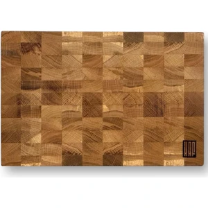 Kaf Ahşap Kesme Tahtası Meşe (End-Grain) Medium