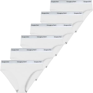 Giorgina Ferri Likralı 6'Lı Kutu Yazılı Slip Külot Diana