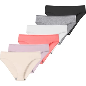 Giorgina Ferri Likralı 6'Lı Kutu Premium Slip Külot Laura G-006 B